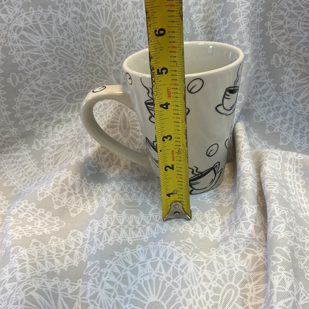 Classic Ceramics California Pantry "Cup & Saucer Coffee Bean" Coffee Tea… - Picture 7 of 8